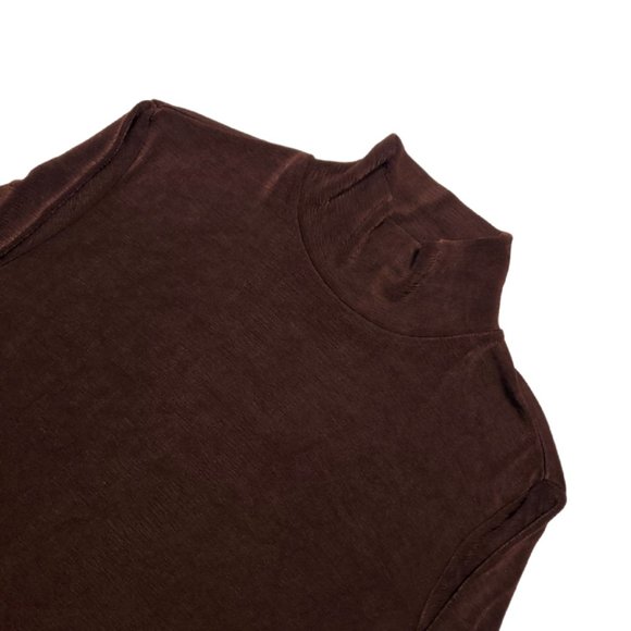 Issey Miyake Y2K Viscose L/S Mock Neck Sweatshirt Shirt - Picture 3 of 7